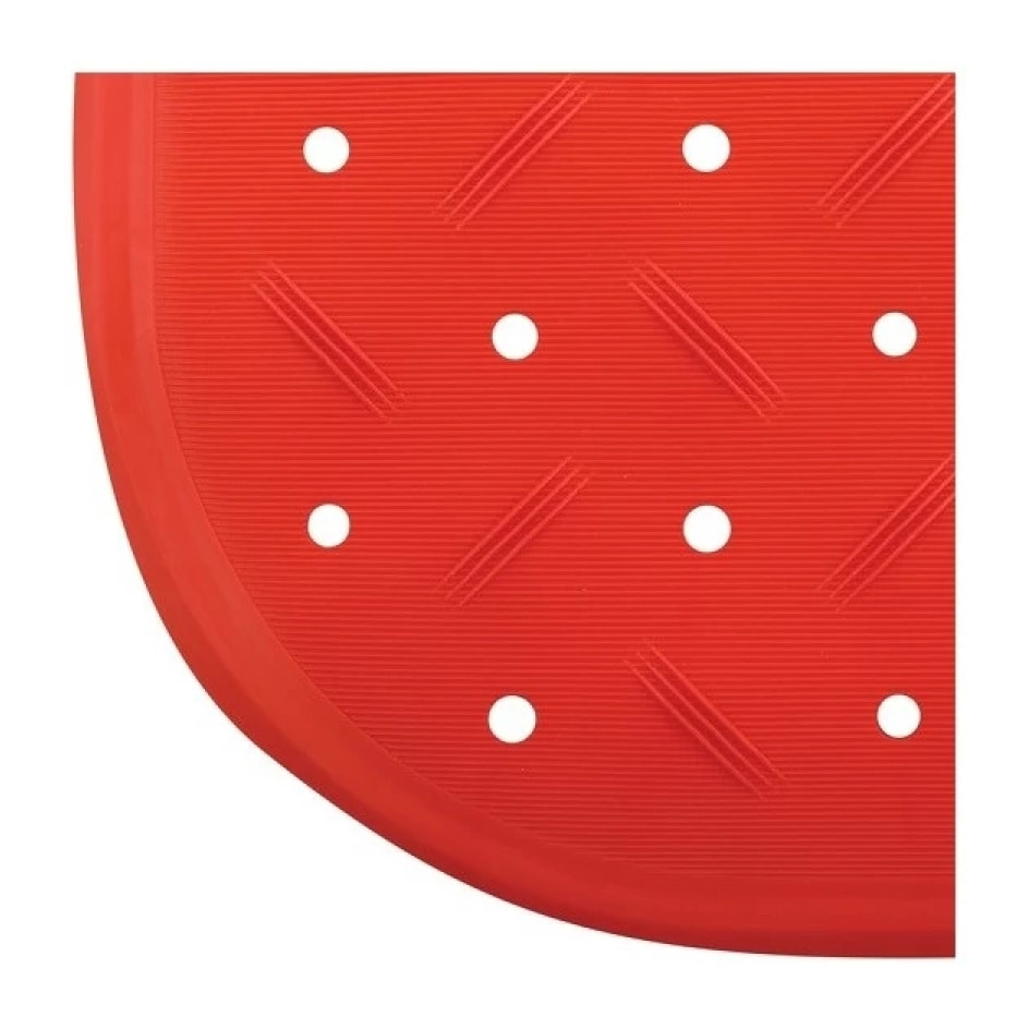tapis Fond de baignoire antidérapant Caoutchouc CLASS Rouge MSV