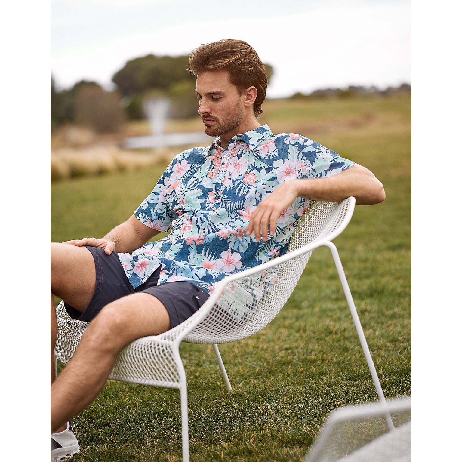 Camisa Manga Corta Azul - Hopper