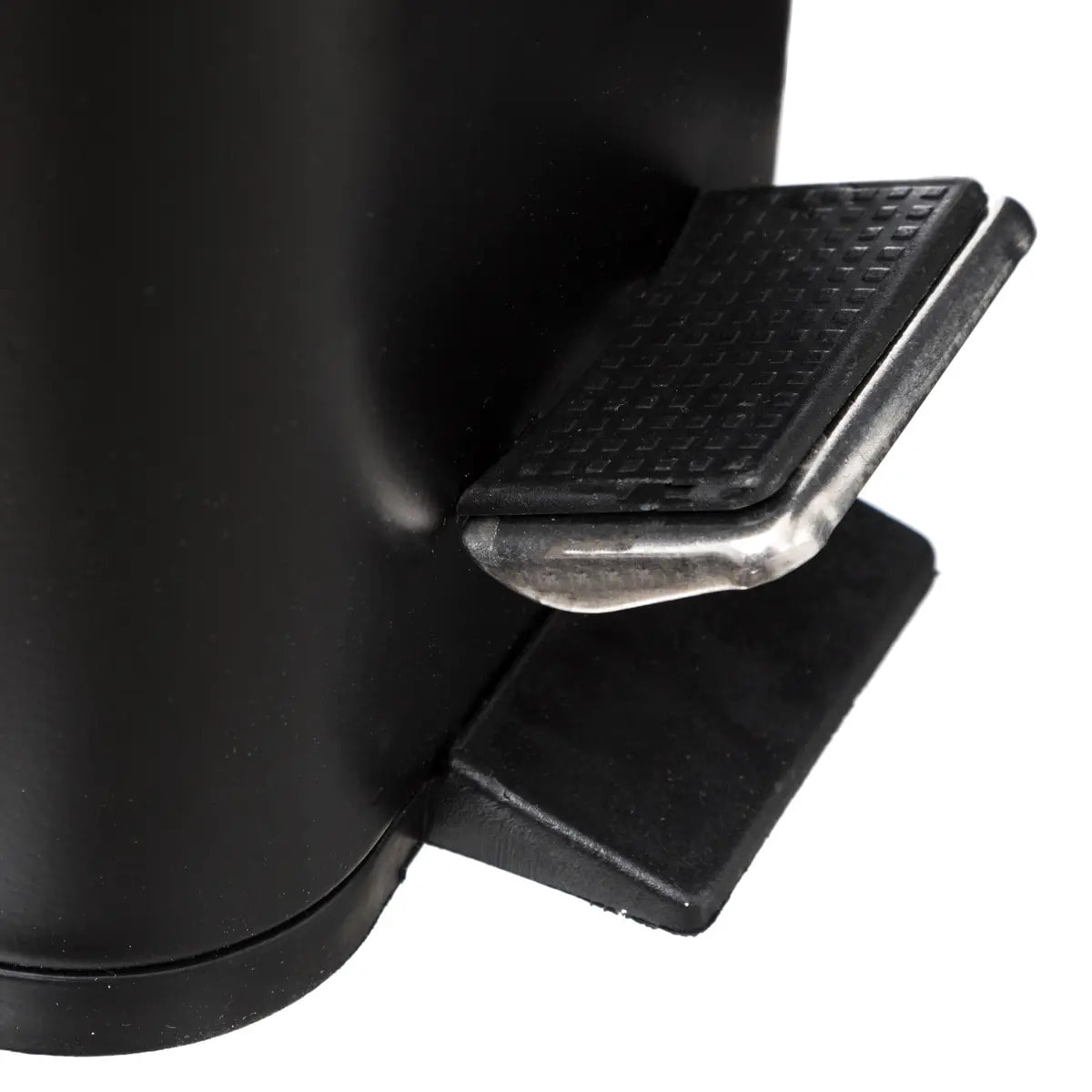 Poubelle rectangulaire soft close inox 5L noir