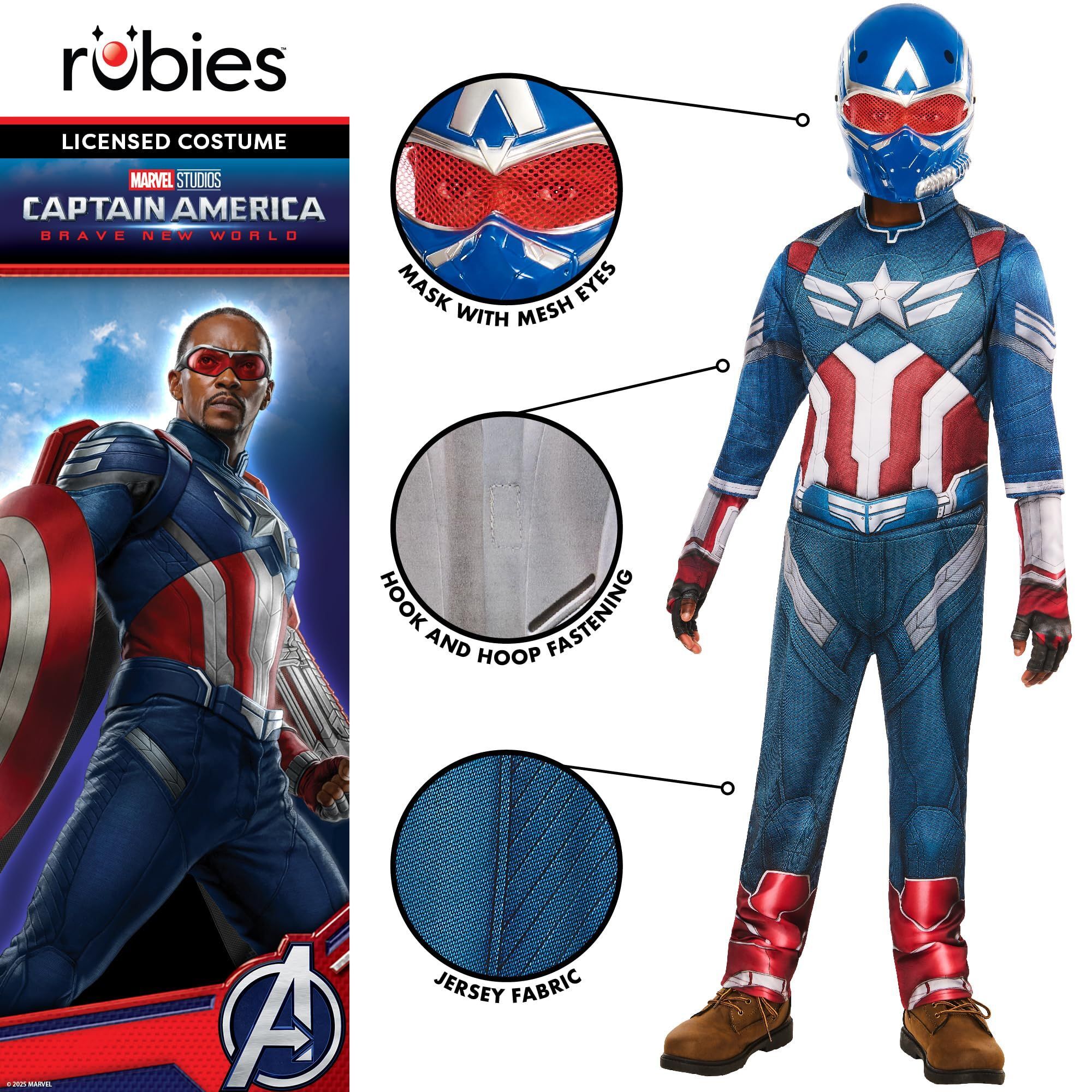 DISFRAZ CAPITAN AMERICA BNW CLASSIC INF