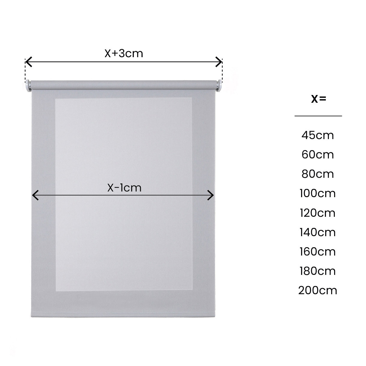 Store motorisé SCREEN Gris