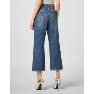 PHILIPP PLEIN Denim Trousers Loose Fit ICONIC PLEIN