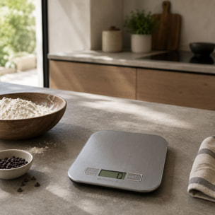 Balance de cuisine électronique en acier inoxydable 5kg
