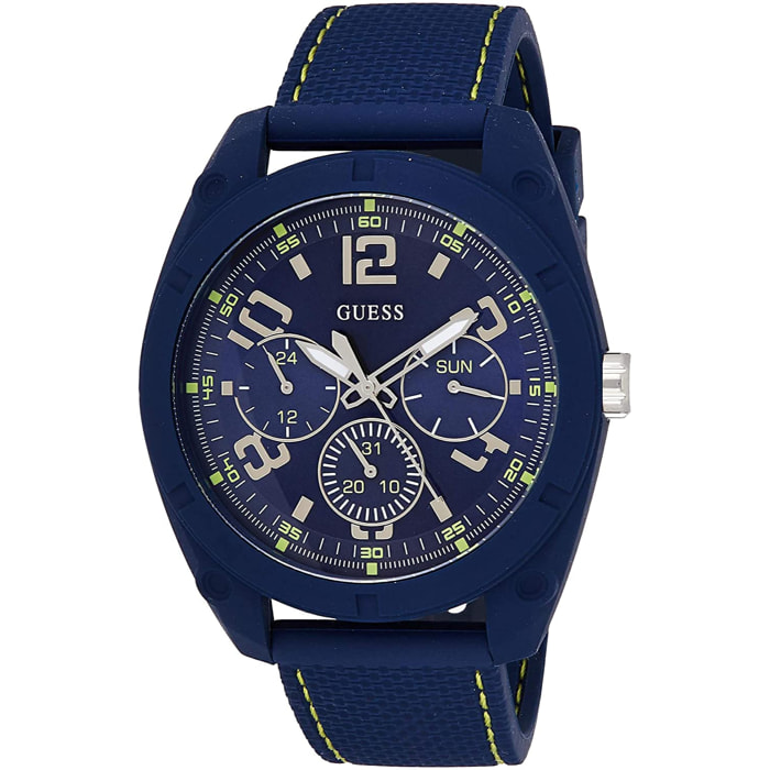 Reloj Guess W1256G3 Hombre Analogico Cuarzo con Correa de Caucho