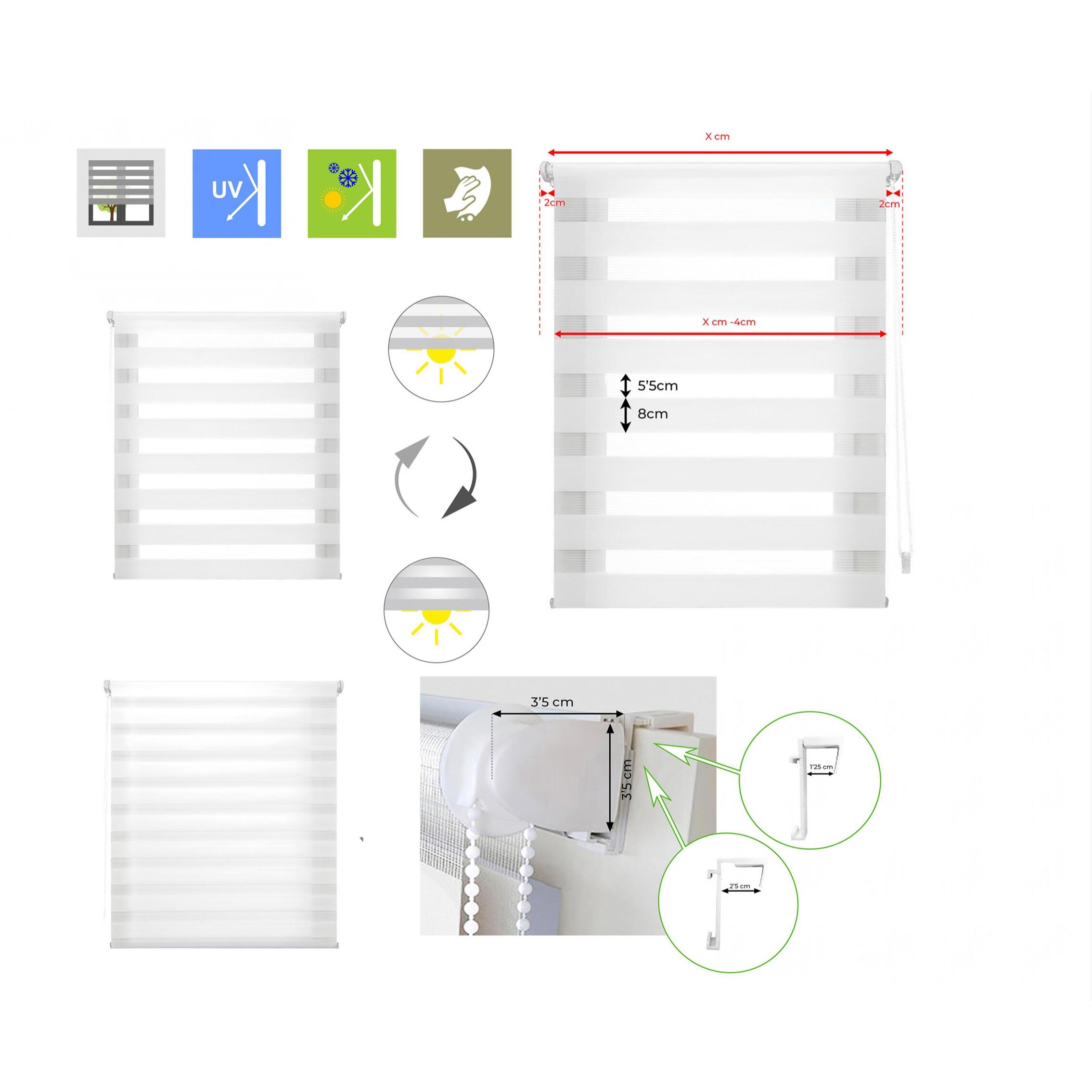 Store enrouleur Polyester Translucide 37x180