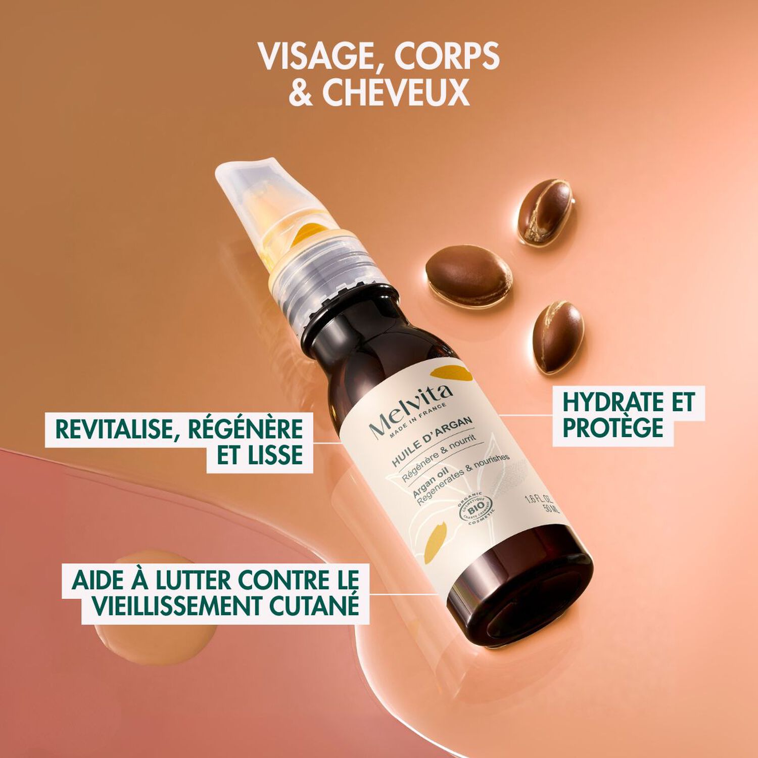 Huile d'Argan  - Nourrissante & Revitalisante