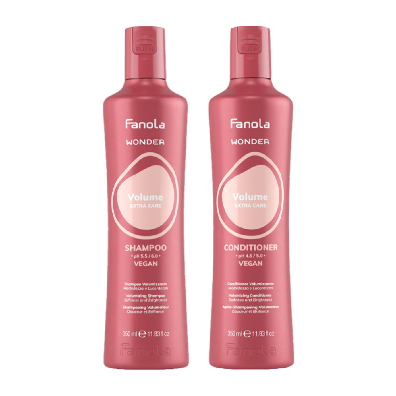 FANOLA Kit Wonder Volume Shampoo 350ml + Conditioner 350ml