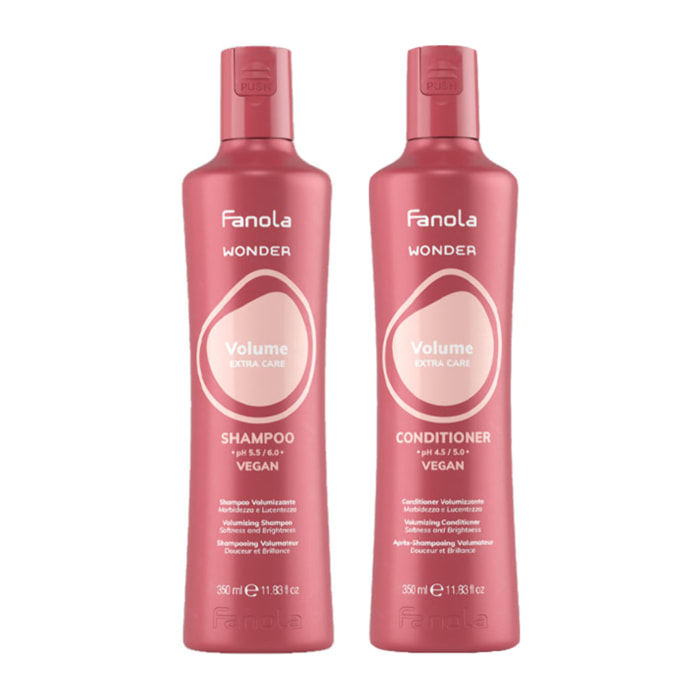 FANOLA Kit Wonder Volume Shampoo 350ml + Conditioner 350ml