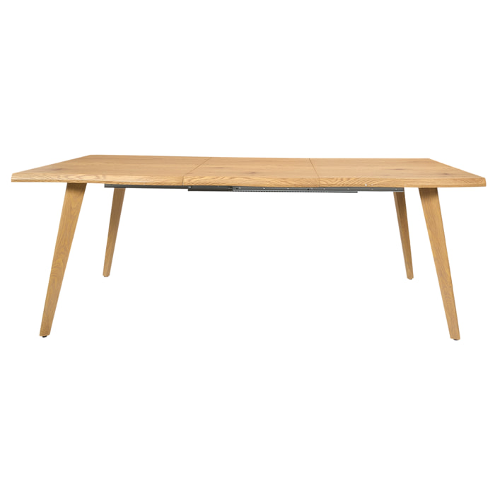 TABLE EXTENSIBLE BOIS 6 A 8 PERSONNES