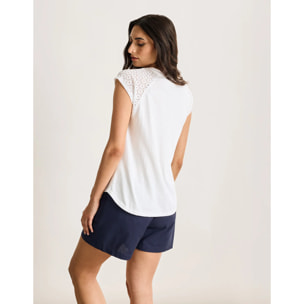 Camiseta Manga Corta Blanco - Surjhaus