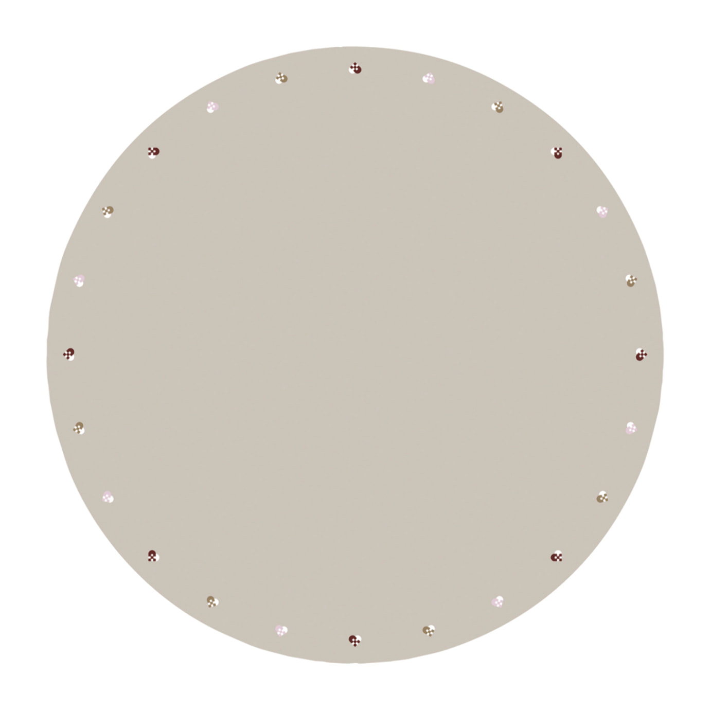 Tapis de sapin de noël Christmas Hearts Embroidery