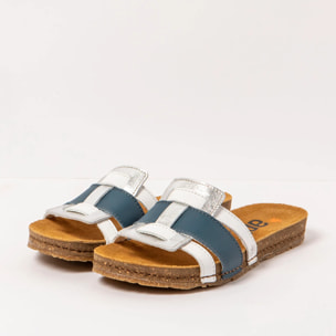 Sandalias 0259 NAPPA MULTI VAQUERO/ CRETA color Multi vaquero