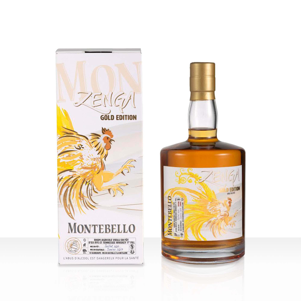 Rhum Ambré Agricole Zenga Gold Edition Montebello - Guadeloupe| 60% vol | 70cl