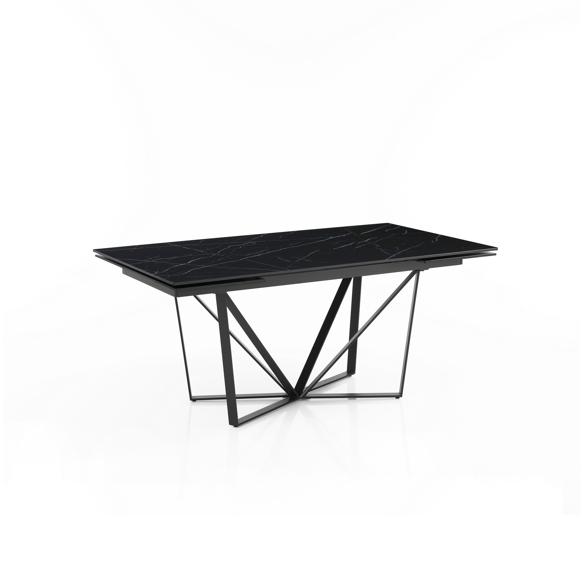 TOMASUCCI Tavolo allungabile SPINNE BLACK MARBLE