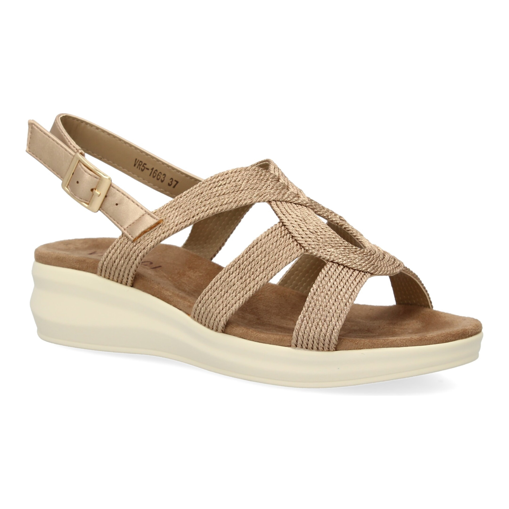 Sandalia plana de mujer comoda y elegante diseño moderno con tiras cruzadas