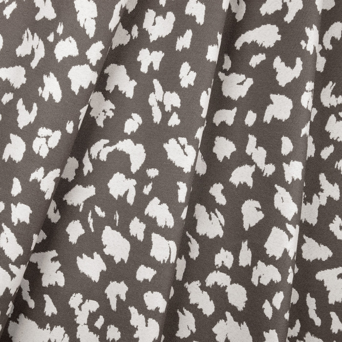 Rideau thermique et phonique obscurcissant jacquard face polaire - Gris Foncé