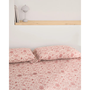 Set di lenzuola di cotone 100% herbaria rosette