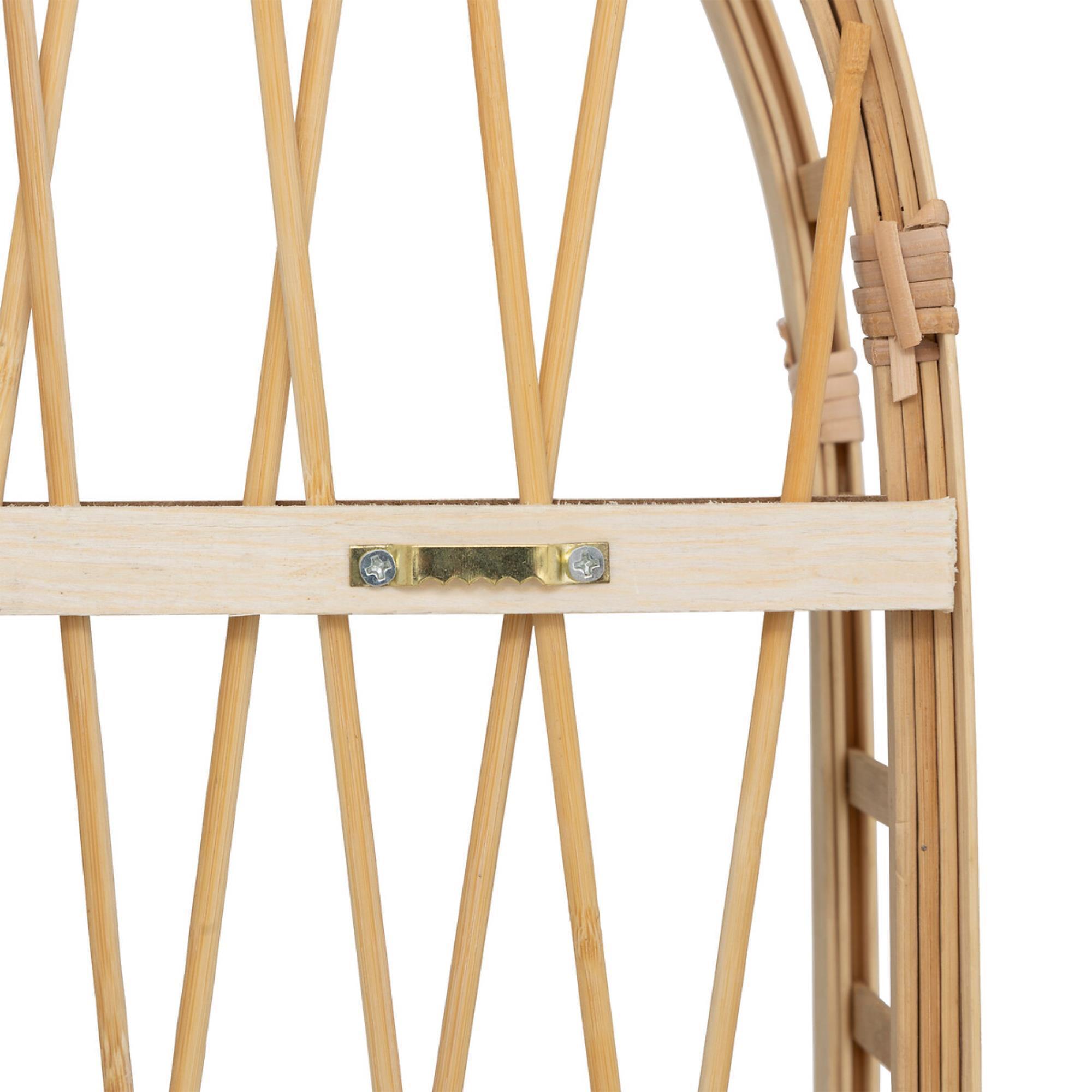 Estantería mural Anahi 74 x 45 cm MDF efecto bambú