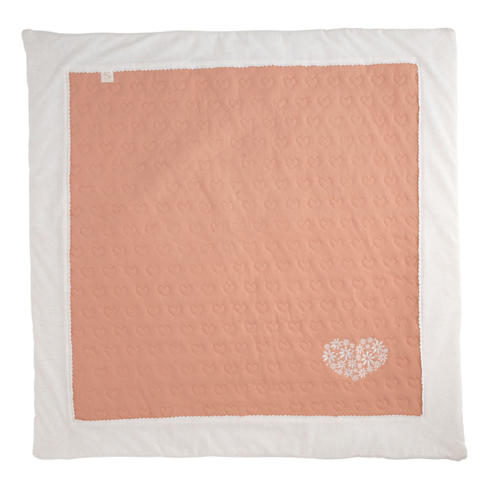 Grand tapis de jeu en coton matelassé