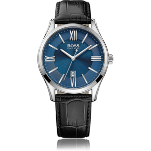 Reloj Boss 1513386 Hombre Analogico Cuarzo con Correa de Acero inoxidable