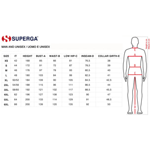 Chaquetas Superga Hombre Mujer Poncho Raggiera Logo