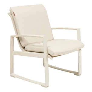 Fauteuil de salon de jardin Boreane argile