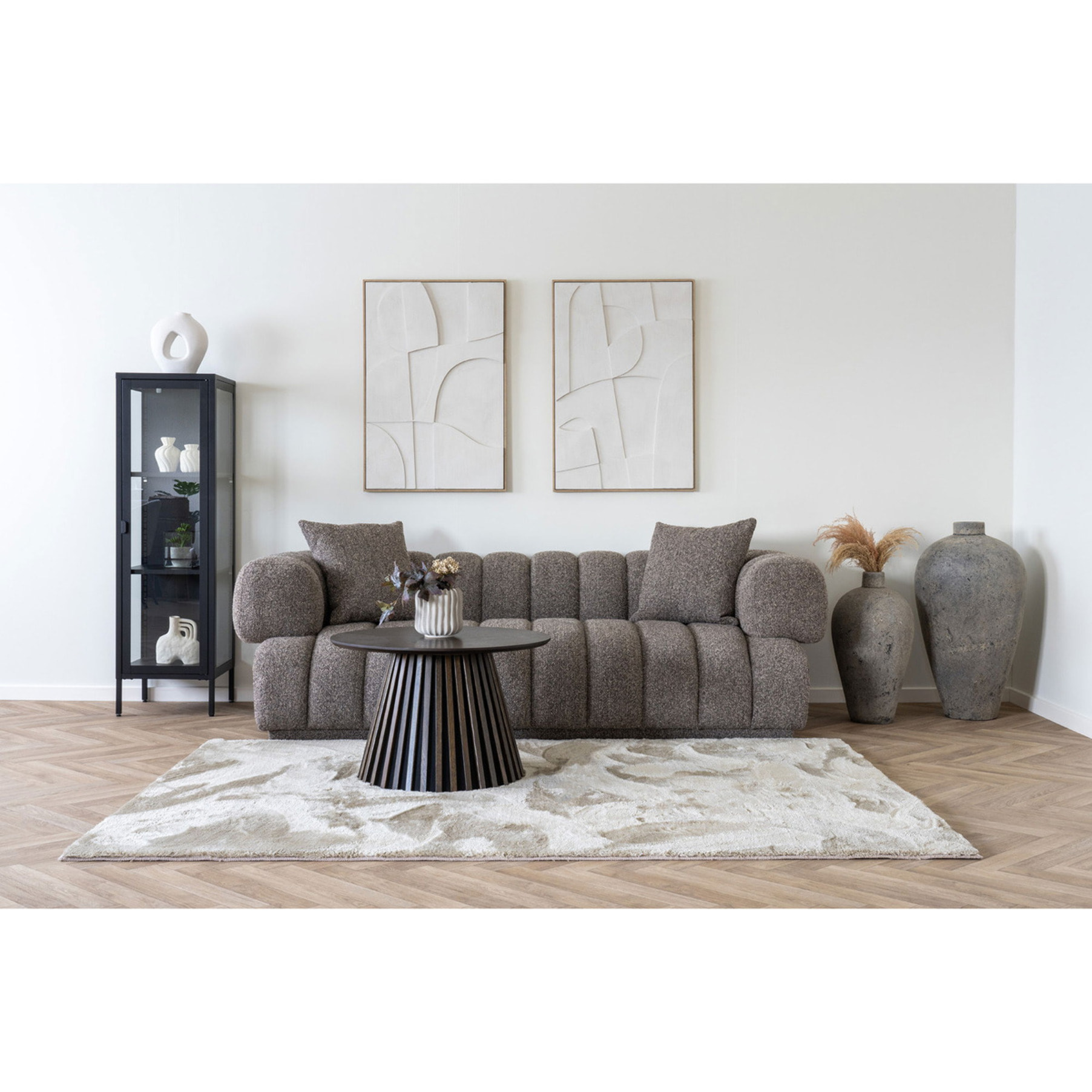 Quadro decorativo 3D Madeline No.2 in bianco 60x90 cm