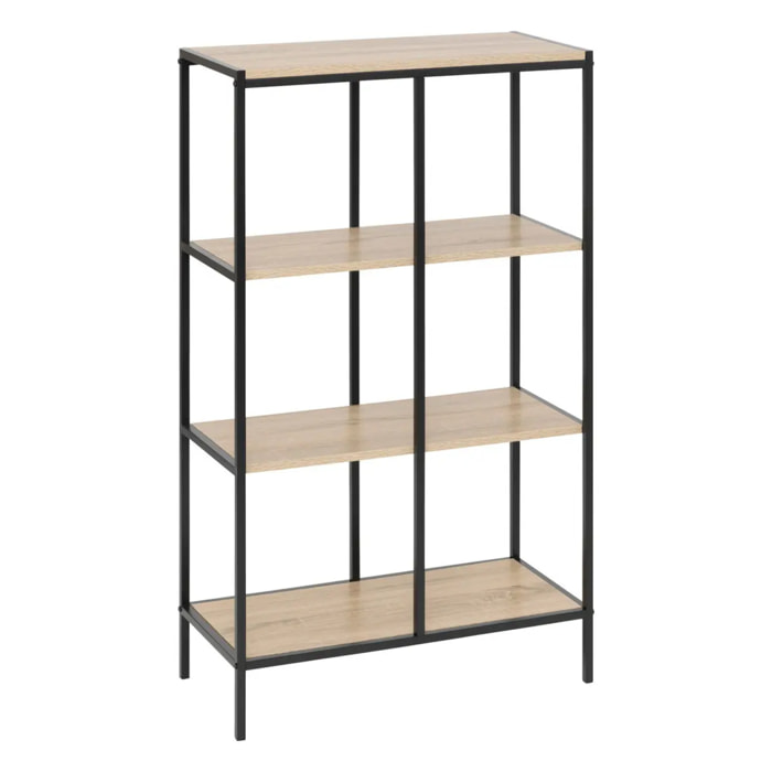 Étagère "Aliaj" 4 niveaux 116x68,8cm effet bois