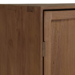 SIXTINE - Armoire 2 portes 90x200cm en bois de teck recyclé