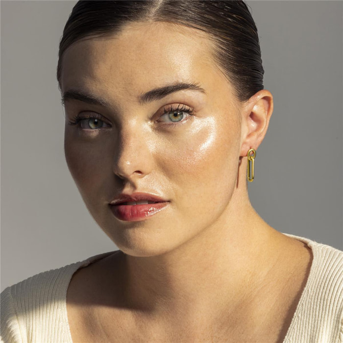 Pendientes Lux by Lux acabados oro 18k