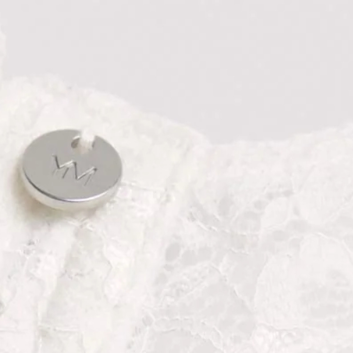 Reggiseno con ferretto non imbottito in pizzo avorio, coppe C e D