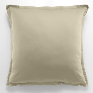 Paire de Taies D'oreiller 1pcs 100% Satin De Coton 105 Fils Beige