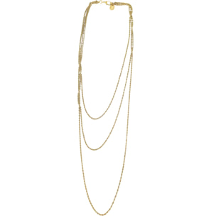 Collar largo Trnity latón dorado chapado