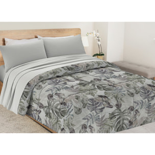 Trapunta Invernale 300gr Diadema Flora Stampa Digitale Fantasia Floreale D2