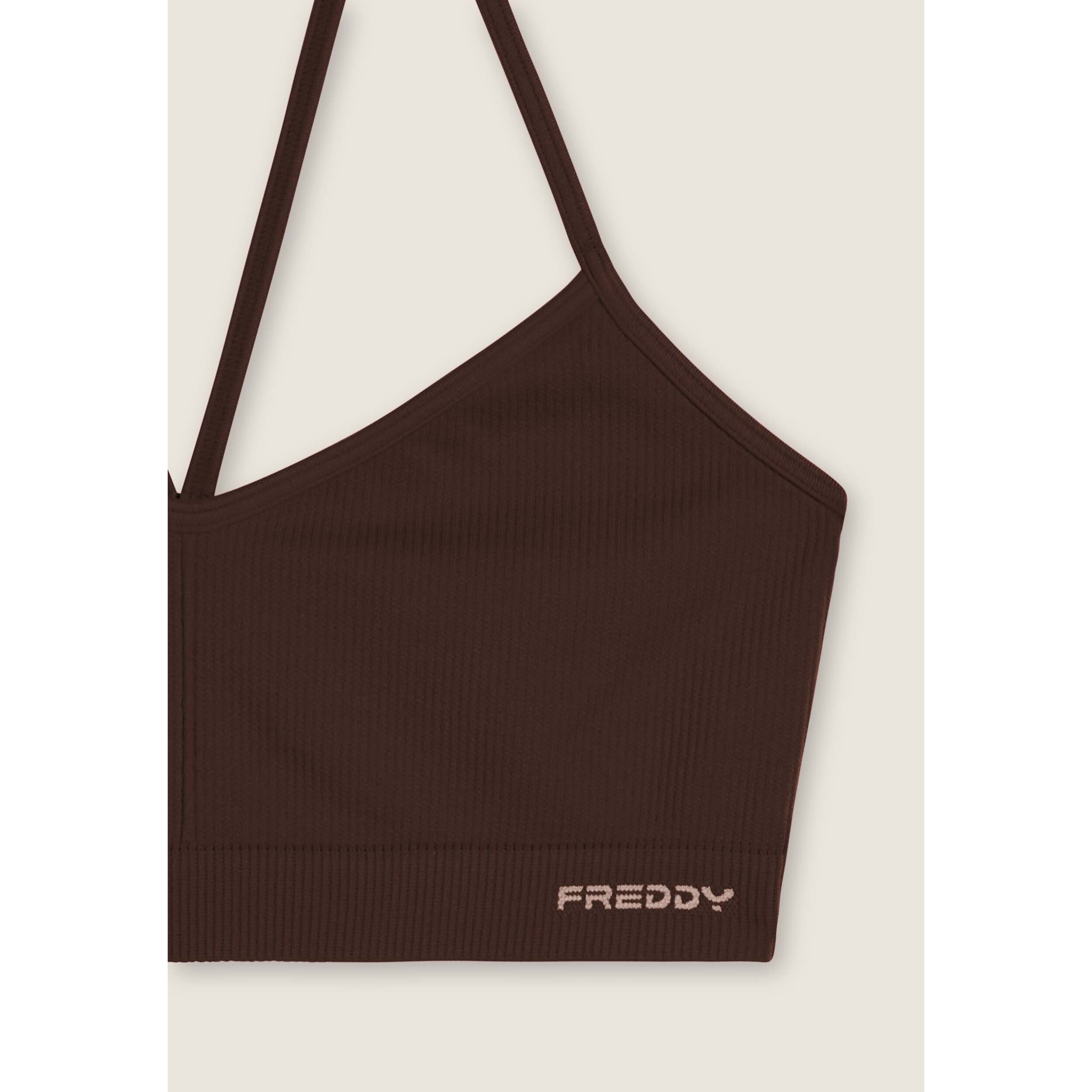 Top sportivo seamless con spalline incrociate