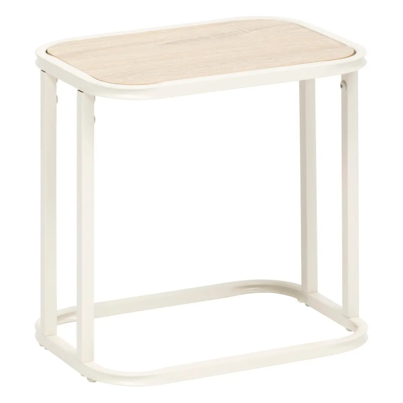 Lot de 2 tables gigognes Curvy bois clair