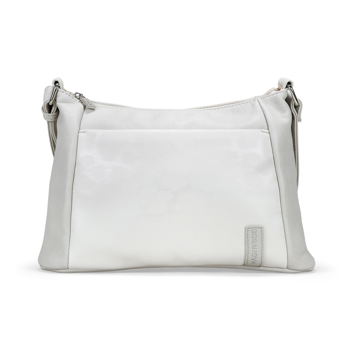 Bolso bandolera piedra con bolsillo grabado de leopardo