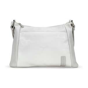 Bolso bandolera piedra con bolsillo grabado de leopardo