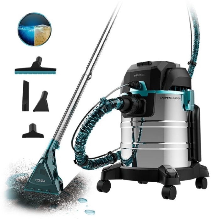 Aspirateur-traîneau Conga Wet&Dry 20000 CarpetPro Cecotec