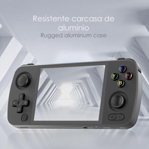 Console emulatore multipiattaforma RG405M. Touchscreen IPS da 4''; Android 12, Octa-Core 2.0GHz, WiFi, 128GB. +3000 giochi.