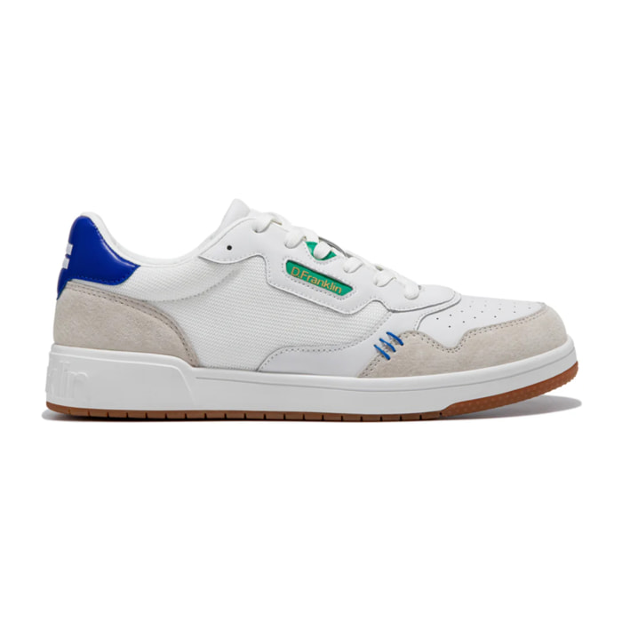 Zapatillas Casual Hombre Court V2 Basic Blanco / Azul D.Franklin