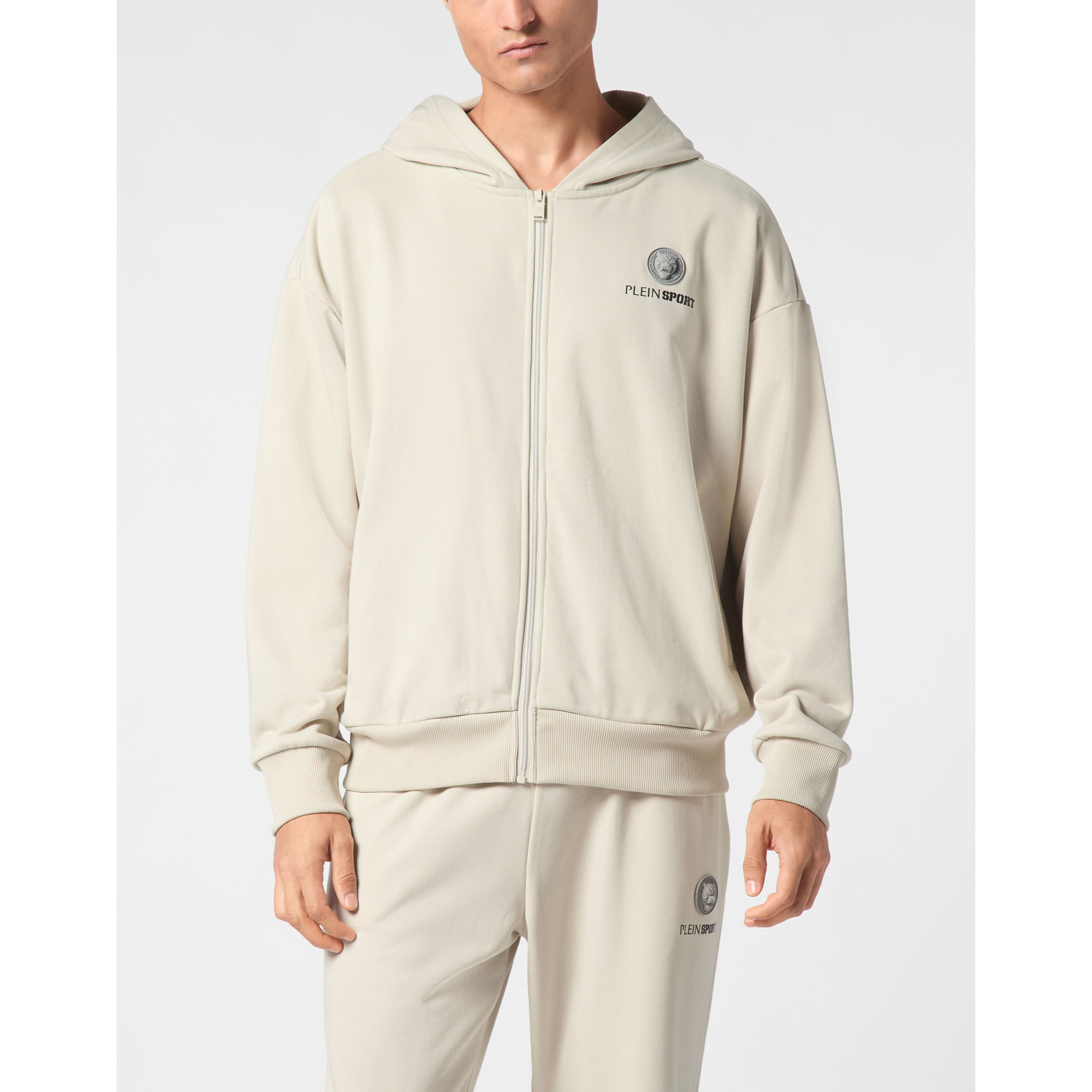 PLEIN SPORT Hooded Sweatjacket SCRATCH