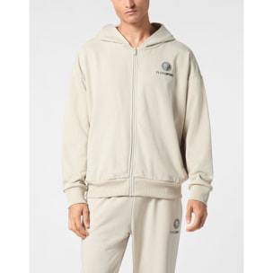 PLEIN SPORT Hooded Sweatjacket SCRATCH