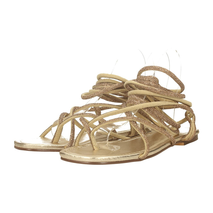 Sandali Donna Tata Italia Dorato