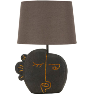 LAMPADA DA TAVOLO TRIBAL -B- CM Ø 27,5X39,5