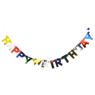 Banderole Happy Birthday Fackelmann Rio Party