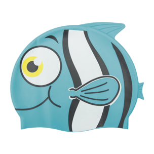 CAPPETTO DA NUOTO IN SILICONE +3 ANNI. Colore casuale.