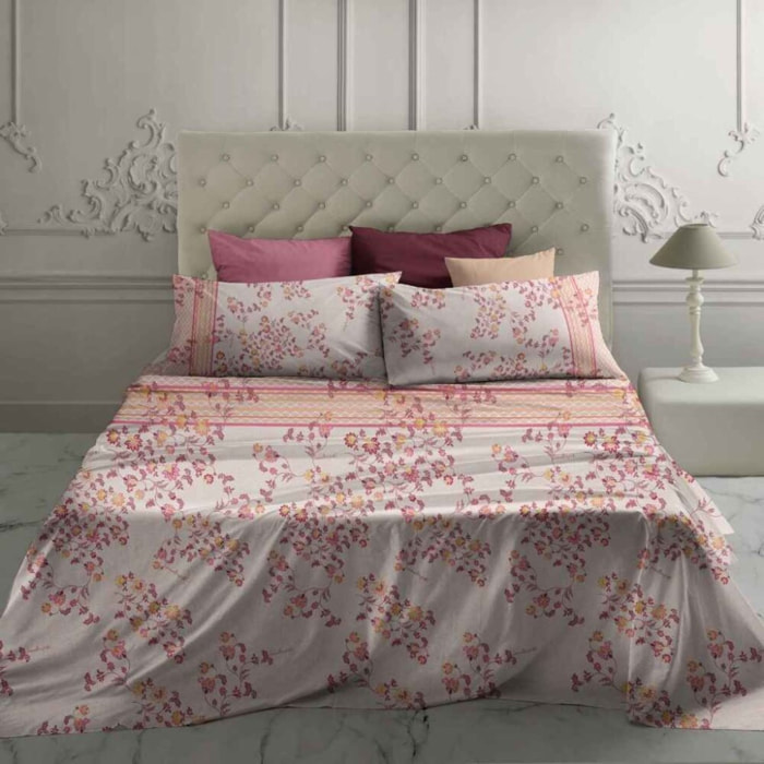 LAURA BIAGIOTTI Completo Letto in Percalle Monnaie