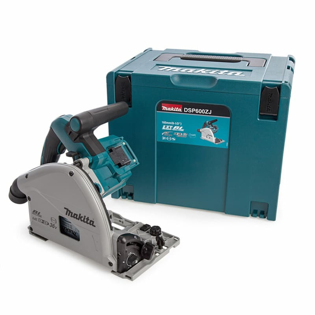 Scie plongeante 18 V Li-ion Ø165 mm - MAKITA - Sans batterie, ni chargeur - MacKPac - DSP600ZJ