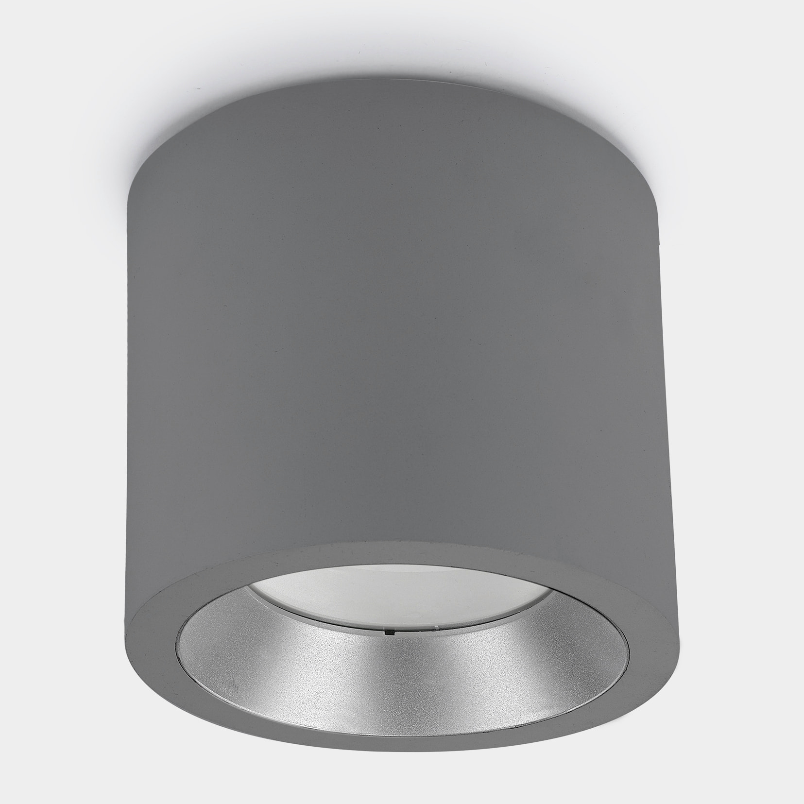 LEDS C4 Plafón IP66 Cosmos LED ø126mm LED 17.6 Blanco cálido - 3000K ON-OFF Gris 1118lm